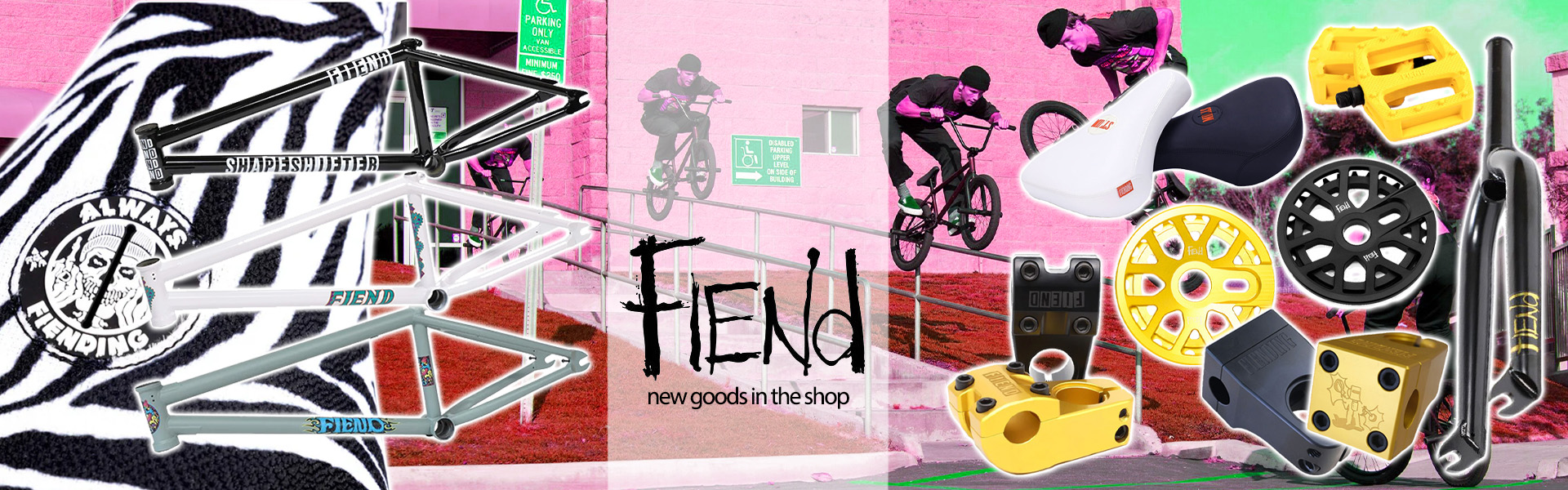 NEW FIEND BMX GOODS ON ELITE BMX SHOP