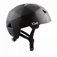 TSG Geo Solid Color Satin Black Helmet