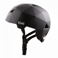 TSG Geo Solid Color Satin Black Helmet