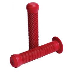 Fiend Team Flanged BMX Grips - Bright Red