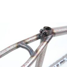 Fiend Morrow V3 Ty Morrow Signature BMX váz - nyers/fröcskölt piros