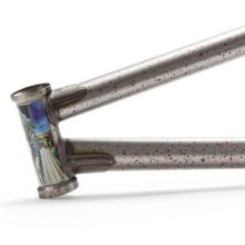 Fiend Morrow V3 Ty Morrow Signature BMX váz - nyers/fröcskölt piros