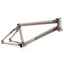 Fiend Morrow V3 Ty Morrow Signature BMX Frame - Raw/Blood Sp