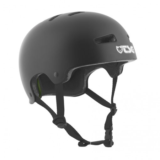 TSG Evolution Solid Color Satin Black Helmet