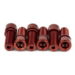 Mission BMX Stem Bolt Kit - red
