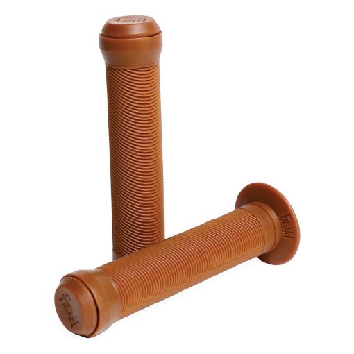 Fiend Team Flanged BMX Grips - Gum