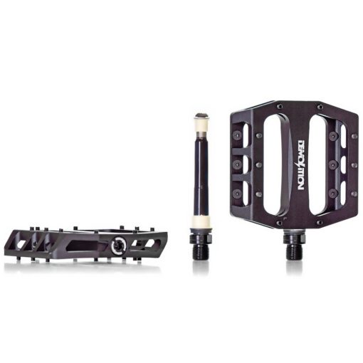 Demolition Trooper Aluminium BMX pedál - fekete