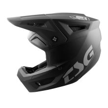 TSG Sentinel Solid Color Satin Black Fullface Helmet