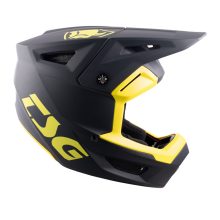 TSG Sentinel Solid Color Satin Blue Yellow Fullface Helmet