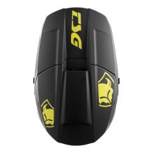 TSG Sentinel Solid Color Satin Blue Yellow Fullface Helmet