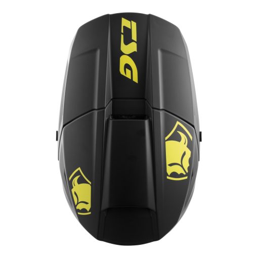 TSG Sentinel Solid Color Satin Blue Yellow Fullface Helmet