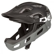 TSG Seek Youth FR Graphic Design Flow Black Blue Fullface Helmet