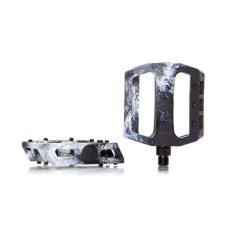 Demolition Trooper BMX Pedals - White/Black