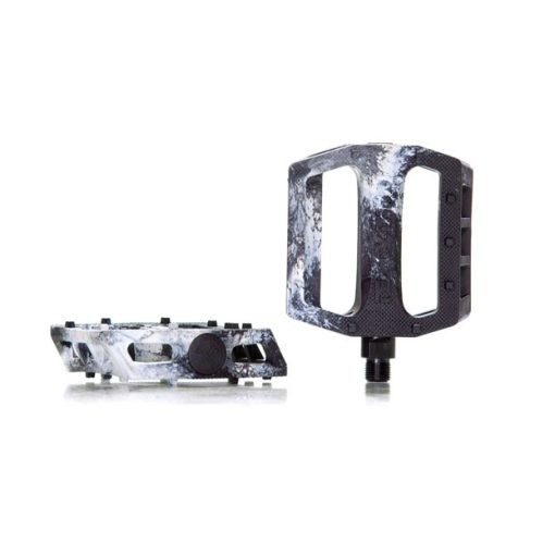 Demolition Trooper BMX Pedals - White/Black