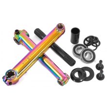 KHE Bikes MVP BMX Crankset Oil Slick + Mid BB