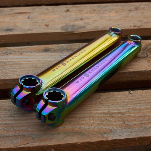 KHE Bikes MVP BMX Crankset Oil Slick + Mid BB