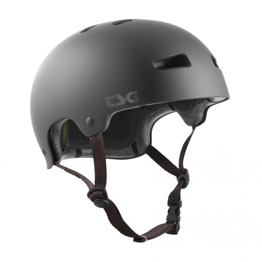 TSG Kraken Solid Color Black Helmet