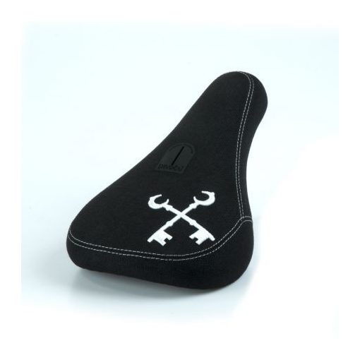 Cryptic Emblem Mid Pivotal BMX Seat - Black