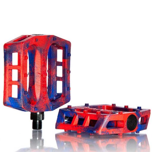 Demolition Trooper BMX Pedals - Red/Purple