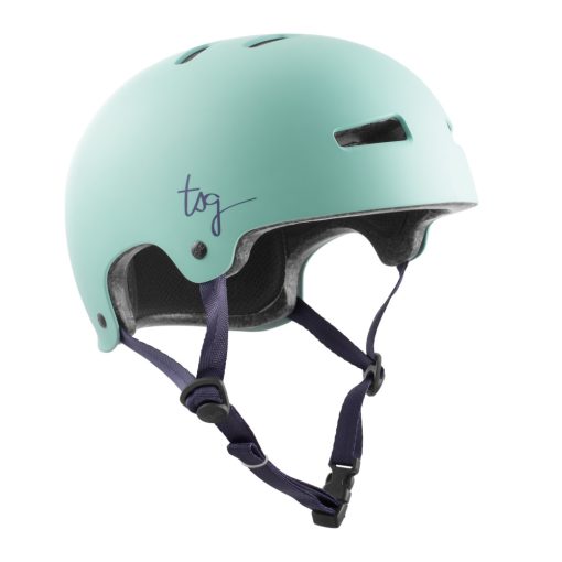 TSG Evolution Women Solid Color Satin Mint Helmet