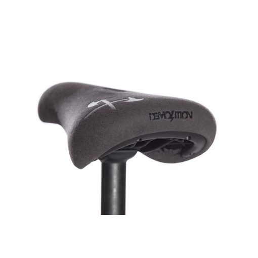 Demolition Axes Embossed Logo Fat Pivotal BMX Seat - Black