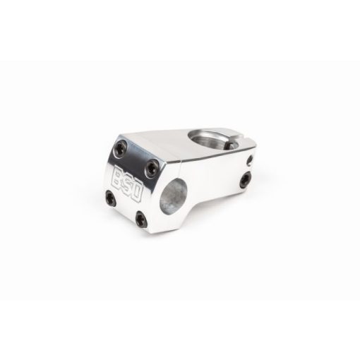 BSD Dropped Frontload BMX Stem - Polished - Elite BMX Shop