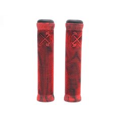 Demolition Axes BMX Grips - Red/Black Marble