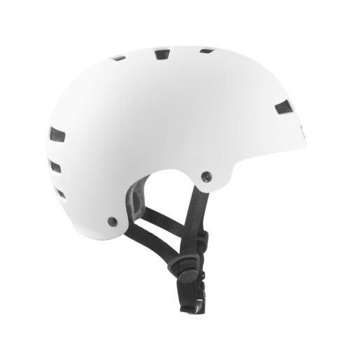 TSG Evolution Youth Solid Color Satin White Helmet