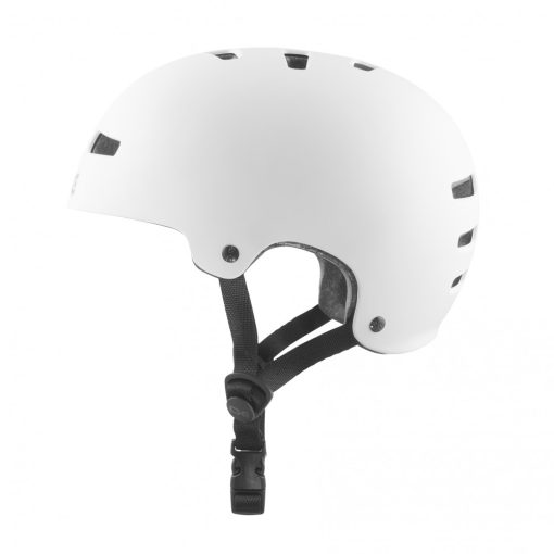 TSG Evolution Youth Solid Color Satin White Helmet