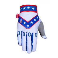 Fist Knievel White BMX Glove